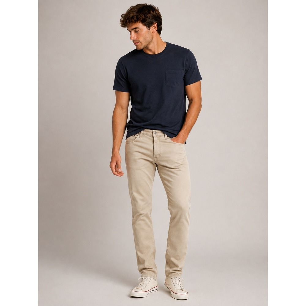 DU/ER N2X Relaxed Fit Pants 33x32 Khaki Tan Performance Cotton Lyocell Stretch